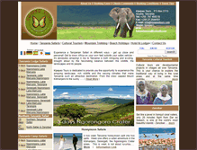 Tablet Screenshot of kipepeotours.com